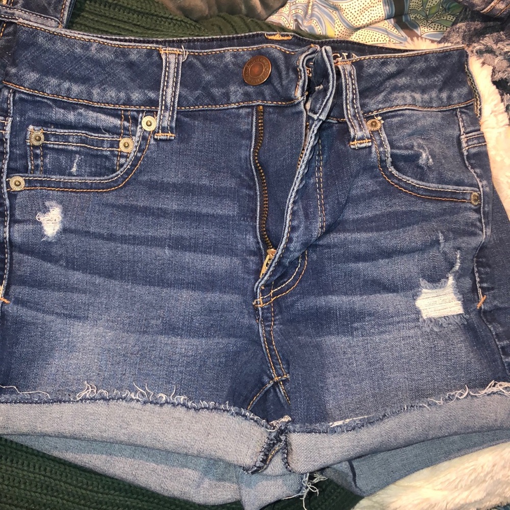 American eagle denim shorts